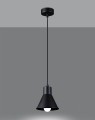 LAMPAMI - żyrandol do salonu, lampa pojedyncza czarna, lampa nad stół