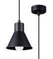 LAMPAMI - żyrandol do salonu, lampa pojedyncza czarna, lampa nad stół