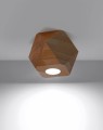 LAMPAMI - lampa drewniana sufitowa, lampa sufitowa z drewna, lampa w stylu boho
