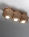 LAMPAMI - lampa drewniana sufitowa, lampa sufitowa z drewna, lampa w stylu boho
