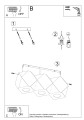 LAMPAMI - lampa drewniana sufitowa szkic