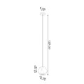 LAMPAMI - lampa drewniana sufitowa szkic