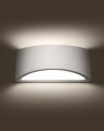 LAMPAMI - lampa ścienna biała, kinkiet do salonu, kinkiet nowoczesny biały, biały kinkiet