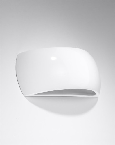LAMPAMI - lampa ścienna biała, kinkiet do salonu, kinkiet nowoczesny biały, biały kinkiet