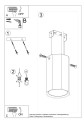 LAMPAMI - lampa drewniana sufitowa szkic