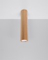 LAMPAMI - lampa drewniana sufitowa, lampa z drewna, lampa tuby drewniane, lampa w stylu boho