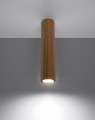 LAMPAMI - lampa drewniana sufitowa, lampa z drewna, lampa tuby drewniane, lampa w stylu boho
