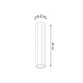 LAMPAMI - lampa drewniana sufitowa szkic