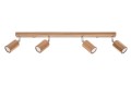 LAMPAMI - lampa drewniana sufitowa, lampa z drewna, lampa tuby drewniane, lampa w stylu boho
