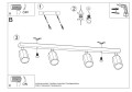 LAMPAMI - lampa drewniana sufitowa szkic