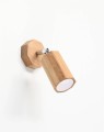 LAMPAMI - lampa drewniana na ścianę, lampa z drewna, kinkiet nowoczesny drewniany, lampa w stylu boho