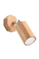 LAMPAMI - lampa drewniana na ścianę, lampa z drewna, kinkiet nowoczesny drewniany, lampa w stylu boho