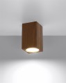LAMPAMI - lampa drewniana sufitowa, lampa z drewna, lampa tuby drewniane, lampa w stylu boho
