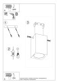 LAMPAMI - lampa drewniana sufitowa szkic
