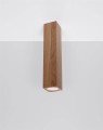 LAMPAMI - lampa drewniana sufitowa, lampa z drewna, lampa tuby drewniane, lampa w stylu boho