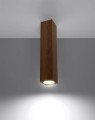 LAMPAMI - lampa drewniana sufitowa, lampa z drewna, lampa tuby drewniane, lampa w stylu boho