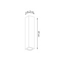LAMPAMI - lampa drewniana sufitowa szkic