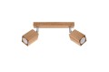 LAMPAMI - lampa drewniana sufitowa, lampa z drewna, lampa tuby drewniane, lampa w stylu boho