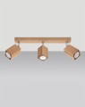 LAMPAMI - lampa drewniana sufitowa, lampa z drewna, lampa tuby drewniane, lampa w stylu boho