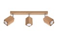 LAMPAMI - lampa drewniana sufitowa, lampa z drewna, lampa tuby drewniane, lampa w stylu boho