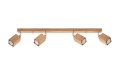 LAMPAMI - lampa drewniana sufitowa, lampa z drewna, lampa tuby drewniane, lampa w stylu boho
