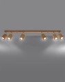 LAMPAMI - lampa drewniana sufitowa, lampa z drewna, lampa tuby drewniane, lampa w stylu boho