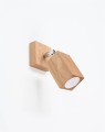 LAMPAMI - lampa drewniana ścienna, lampa z drewna, lampa tuba drewniana, lampa w stylu boho