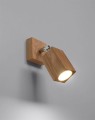 LAMPAMI - lampa drewniana ścienna, lampa z drewna, lampa tuba drewniana, lampa w stylu boho