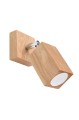 LAMPAMI - lampa drewniana ścienna, lampa z drewna, lampa tuba drewniana, lampa w stylu boho