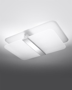 Nowoczesny plafon sufitowy z chromem 4xG9 AZALIA