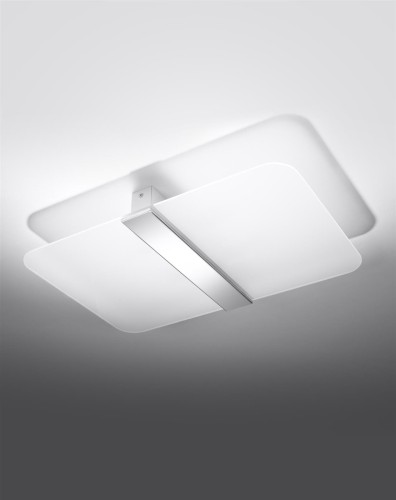 LAMPAMI - lampa plafon szklany, lampa sufitowa nowoczesna, lampa do salonu, lampa do sypialni