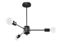 LAMPAMI - duża lampa nowoczesna, nowoczesna lampa wisząca do salonu, czarna lampa wisząca duża