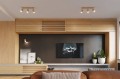 LAMPAMI - lampa drewniana sufitowa, lampa z drewna, lampa tuby drewniane, lampa w stylu boho