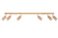 LAMPAMI - lampa drewniana sufitowa, lampa z drewna, lampa tuby drewniane, lampa w stylu boho