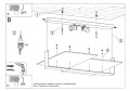 LAMPAMI - biała lampa sufitowa szkic