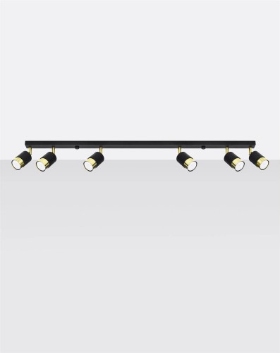 LAMPAMI - tuby sufitowe, lampa sufitowa, lampa czarna listwa, lampa tuby sufitowe regulowane