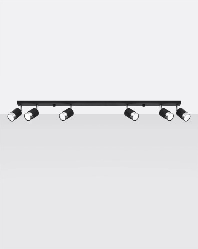 LAMPAMI - tuby sufitowe, lampa sufitowa, lampa czarna listwa, lampa tuby sufitowe regulowane