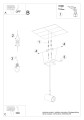 LAMPAMI - lampa sufitowa czarna szkic