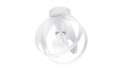 LAMPAMI - biała lampa sufitowa, nowoczesna lampa biała kula, biała lampa