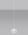 LAMPAMI - biała lampa wisząca, nowoczesna lampa nad stół, biała lampa wisząca, lampa wisząca biała