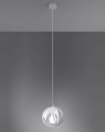 LAMPAMI - biała lampa wisząca, nowoczesna lampa nad stół, biała lampa wisząca, lampa wisząca biała