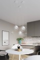 LAMPAMI - biała lampa wisząca, nowoczesna lampa nad stół, biała lampa wisząca, lampa wisząca biała