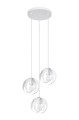 LAMPAMI - biała lampa wisząca, nowoczesna lampa nad stół, biała lampa wisząca, lampa wisząca biała