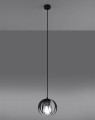 LAMPAMI - czarna lampa wisząca, nowoczesna lampa nad stół, czarna lampa wisząca, lampa wisząca czarna