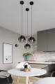 LAMPAMI - czarna lampa wisząca, nowoczesna lampa nad stół, czarna lampa wisząca, lampa wisząca czarna