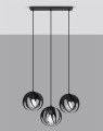 LAMPAMI - czarna lampa wisząca, nowoczesna lampa nad stół, czarna lampa wisząca, lampa wisząca czarna