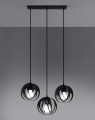LAMPAMI - czarna lampa wisząca, nowoczesna lampa nad stół, czarna lampa wisząca, lampa wisząca czarna