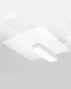 Lampa sufitowa biała plafon nowoczesny 2xE14 LAPPO