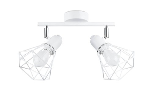 LAMPAMI - żyrandol do salonu, oświetlenie w kuchni sufitowe, lampa sufitowa biała,  lampa biała do kuchni