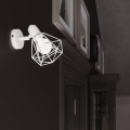 LAMPAMI - żyrandol do salonu, oświetlenie w kuchni sufitowe, lampa sufitowa biała,  lampa biała do kuchni